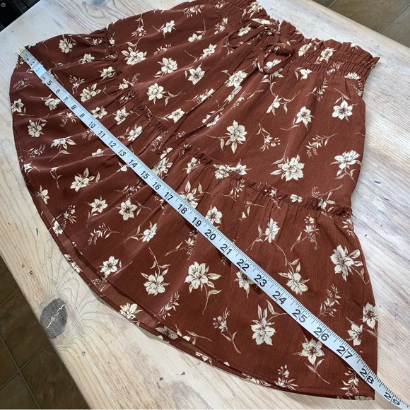 NWOT Paper Crane Ruffle Mini Skirt - Picture 9 of 12